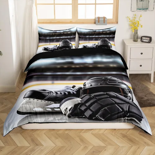 Vista 35 de Erosebridal Juego de ropa de cama para niños de construcción tamaño individual para niños, cubierta de edredón para camiones excavadoras, juego