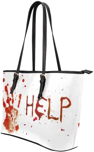 Vista 3 de InterestPrint Bolso de mano de piel de ángel caído, gótico, medieval, casual, para mujer
