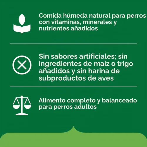 Vista 5 de Nutrish Rachael Ray Comida Húmeda para Perros Trozos en Salsa Receta de Pollo Real y Verduras, Lata de 13 oz., Paquete de 12