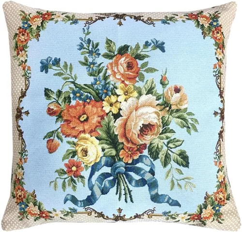 Vista 21 de STP GOODS Almohada de tapiz, almohada decorativa, decoración bohemia perfecta para sofá, sala de estar, dormitorio, cojín de sofá de 18 x 18
