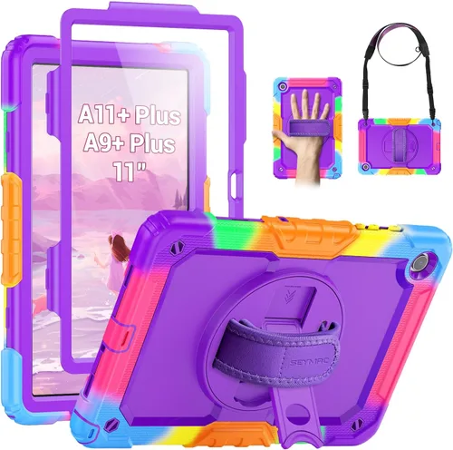Vista 15 de SEYMAC Funda para Samsung Galaxy Tab A9+/ A9 Plus Funda de 11 pulgadas 2023 (SM-X210/X216/X218), de servicio pesado resistente a prueba de golpes