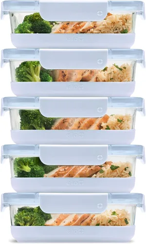 Vista 20 de Ello Duraglass Refresh - Recipientes de preparación de comidas de 3.4 tazas