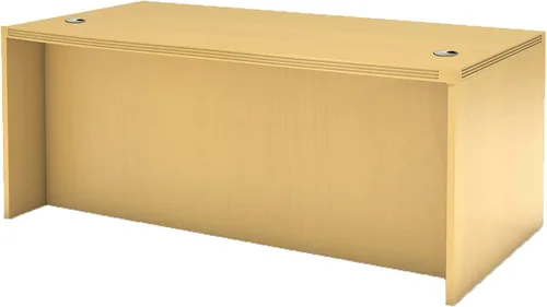 Vista 6 de Safco ARD7236LGS Aberdeen - Escritorio rectangular frontal recto, 72 pulgadas de ancho x 36 pulgadas de profundidad, color gris acero Tf