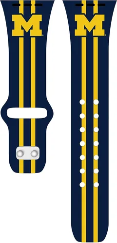 Vista 4 de Affinity Bands Correa de reloj Michigan Wolverines HD de la NCAA compatible con Apple Watch, todas las series