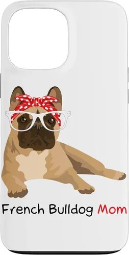 Vista 24 de French Bulldog Mom Bandana Womens Frenchie Case for iPhone 17