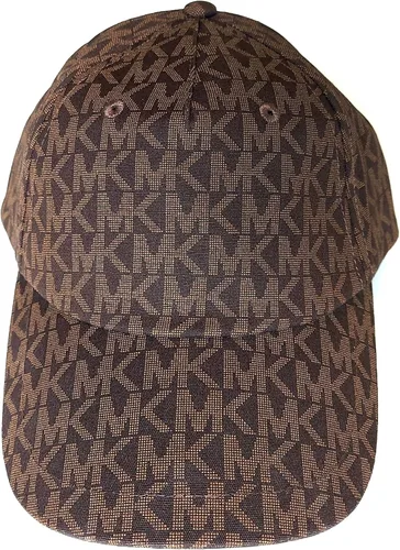 Vista 2 de Michael Michael Kors - Gorra de béisbol de piel estampada para mujer, talla única