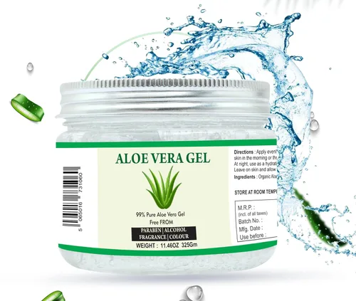 Vista 2 de Raslok Gel de aloe vera, gel de aloe natural 99% puro, para hidratar la piel y el cabello, hidratante duradero, calmante e hidratante, no pegajoso