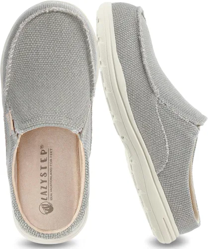 Vista 10 de LazyStep Pantuflas tipo zueco con acolchado para hombre McCoy Negro