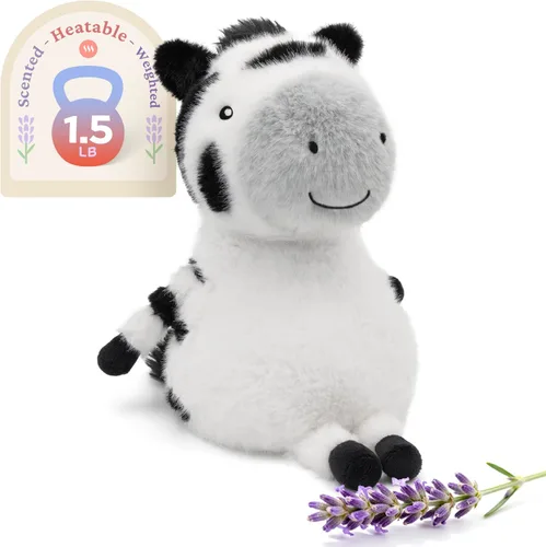 Vista 39 de IKASA Animal de peluche de pingüino para microondas, almohadilla térmica para mayor comodidad y calidez, calentable y refrigerable de 1.5 libras