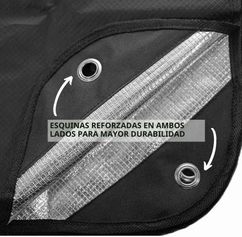 Vista 3 de Arcturus Lona aislada, manta de supervivencia térmica reutilizable y resistente, 60 x 82 pulgadas, refleja el 90% del calor corporal, impermeable