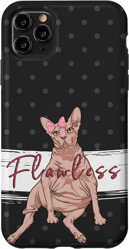Vista 13 de Funny Sphynx Cat Flawless Naked Cat Fat Hairless Cat Case for iPhone 17