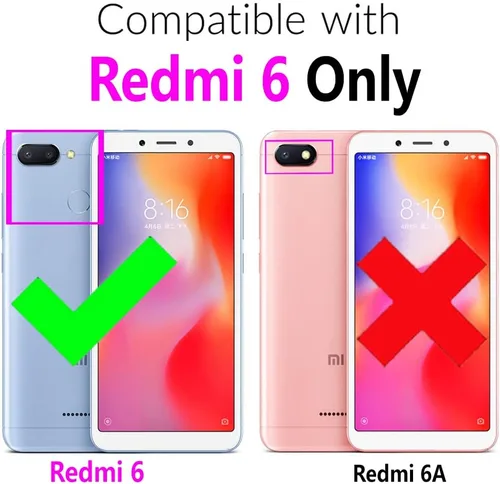 Vista 2 de ELISORLI Funda compatible con Xiaomi Redmi 66A, accesorios de celdas delgadas y resistentes, ajuste antideslizante, protección de teléfono celular
