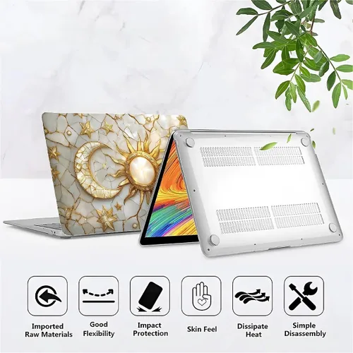 Vista 23 de Funda para computadora MacBook Pro de 13 pulgadas, modelo A1425/A1502, modelo A1425/A1502, diseño de primera calidad, funda rígida para laptop 3D 3D