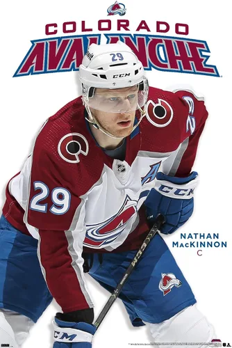 Vista 12 de Trends International NHL Colorado Avalanche - Póster de pared de la serie 23 de Nathan MacKinnon