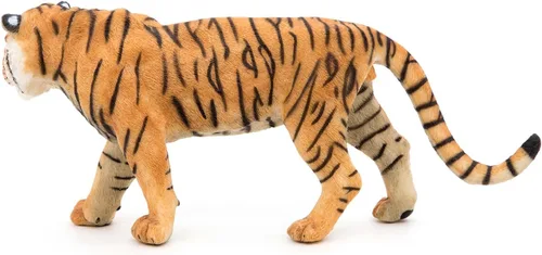 Vista 9 de Papo -Pintado a mano - Figurita -Wild Animal Kingdom - Tigre -50004 -Coleccionable - para niños - Adecuado para niños y niñas- a partir de 3 años