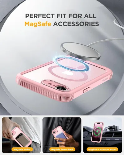 Vista 595 de Miracase Serie de vidrio para iPhone 11 de 6.1 pulgadas, funda protectora de cuerpo completo resistente mejorada con protector de pantalla de vidrio
