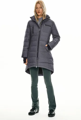 Vista 12 de Orolay - Chaqueta de plumón para mujer, abrigo de longitud media