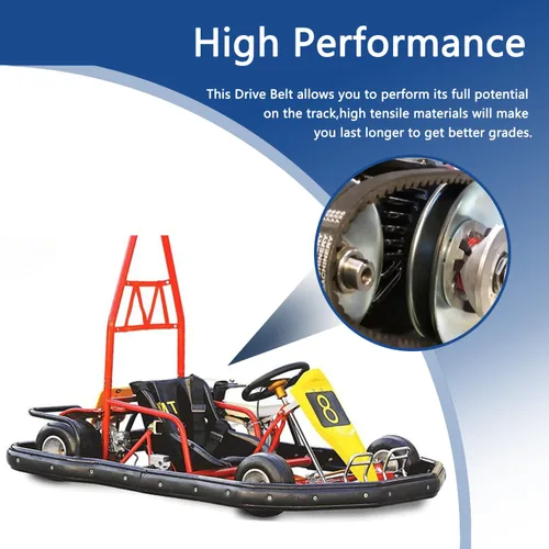 Vista 5 de 6 piezas de correas de transmisión Go Kart para Comet 203589, Manco 5959 y Murray 12-8487 Compatibles con correa convertidora de par - Perfecto