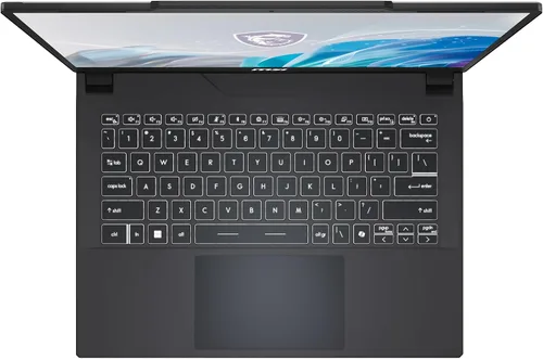 Vista 8 de MSI Creator M14 A13V A13VF-081US 14" 2.8K Laptop, Intel Core i7-13620H 2.4GHz, 32GB RAM, 2TB SSD, NVIDIA GeForce RTX 4060 8GB, Windows 11 Home, gris