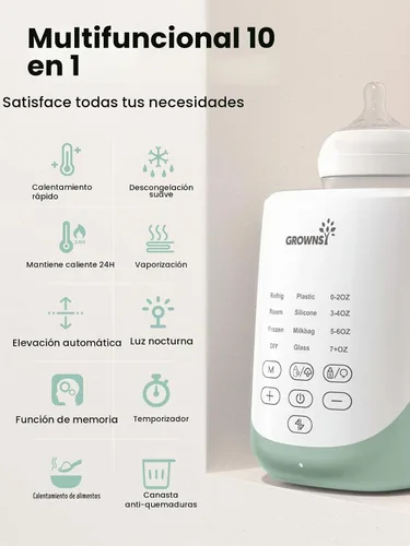 Vista 6 de Grownsy Auto-Lift Nutri - Calentador de biberones para leche materna