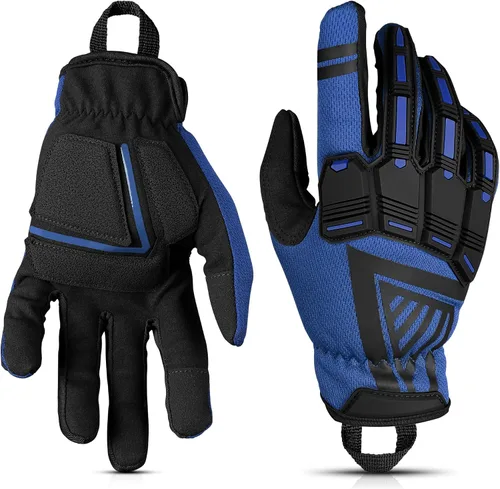 Vista 7 de Glove Station - Guantes de protección de impulso para hombre - Guantes de trabajo para pantalla táctil ideales para deportes y exteriores