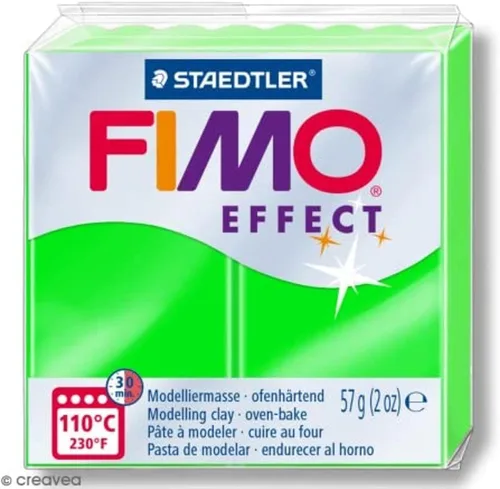 Vista 8 de STAEDTLER FIMO 8010-301 ST - Arcilla para modelar, azul neón