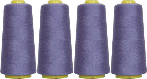 Vista 63 de Threadart Hilo Serger - Costura Poliéster - 2750 Yard Cono 40/2 - Aguamarina Polyester serger thread for overlock sewing, seams and garment