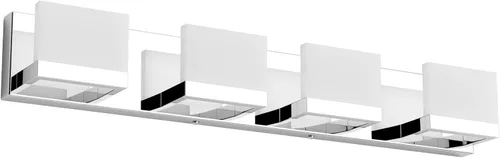 Vista 25 de Tipace - 2 Lámparas regulables de tocador, modernas, de color negro, con luz led arriba y abajo, acrílico blanco esmerilado, para colocarlas