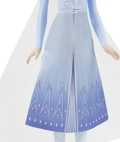 Vista 5 de Disney Frozen 2 Elsa Frozen Shimmer - Muñeca de moda, falda, zapatos y cabello largo rubio, juguete para niños de 3 años en adelante