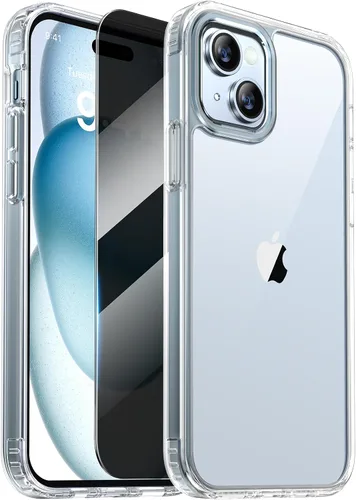 Vista 32 de Diaclara Funda diseñada para iPhone 12/iPhone 12 Pro, [con protector de pantalla de privacidad] [antiespía]