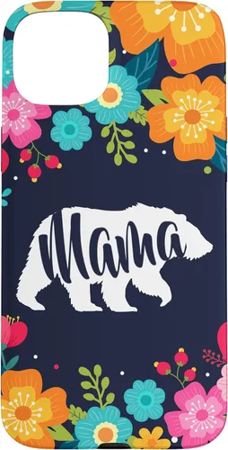 Vista 9 de Mama Bear - Funda para iPhone 17 con diseño de flores florales
