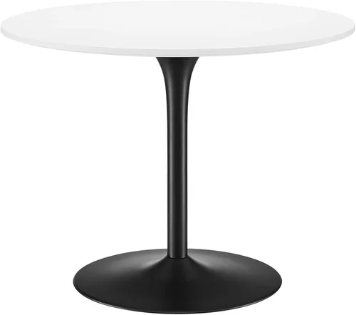 Vista 8 de Modway EEI-6313-WAL-BLK Pursuit - Mesa de comedor de 40 pulgadas, color negro nogal