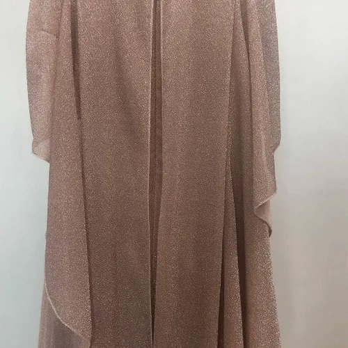 Vista 6 de Vestido de Año Nuevo, sexy, de color sólido, manga corta, con lentejuelas, vestido largo completo con capa, vestido de lentejuelas, vestidos de baile