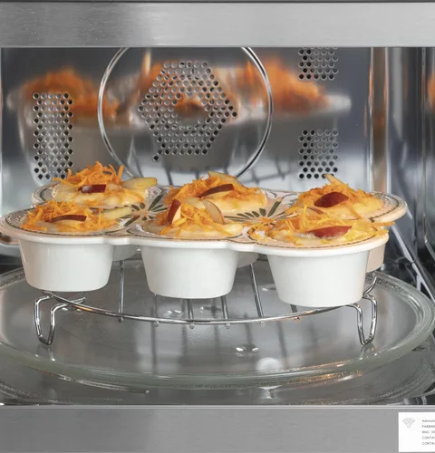 Vista 5 de Café CEB515P3NDS - Horno microondas de convección de encimera, con función de asado, cocción automática, descongelación, calentamiento, conectividad
