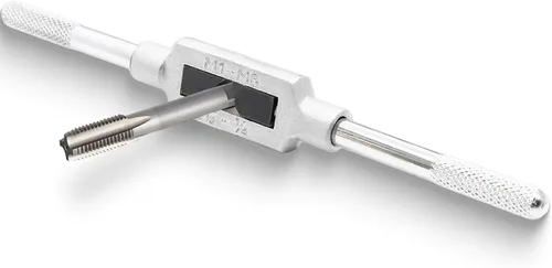 Vista 5 de Piutouyar M1-6 Llave de grifo ajustable con mango 1/16"-1/4" Llave de escariador de mango de grifo profesional Herramienta profesional de llave