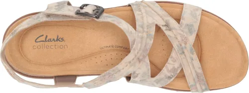 Vista 5 de Clarks Sandalias planas Brynn Ave para mujer, Beige