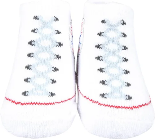 Vista 3 de Converse Botines Chuck para bebé, paquete de 2 (B(LC0001-023)W, 0-6 meses), Blanco