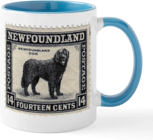 Vista 10 de CafePress Newfoundland Dog Drool Zone Taza de café de cerámica de 11 oz (11.0 fl oz)