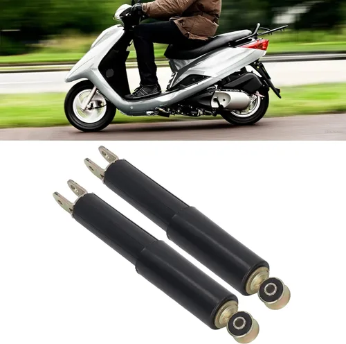 Vista 6 de Par de amortiguadores delanteros 10.236 in motocicleta amortiguadores delanteros puntal acero de aleación para GY6 125 Scooter