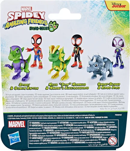 Vista 2 de Hasbro European Trading B.V. SAF Hero Dino Webs Spidey