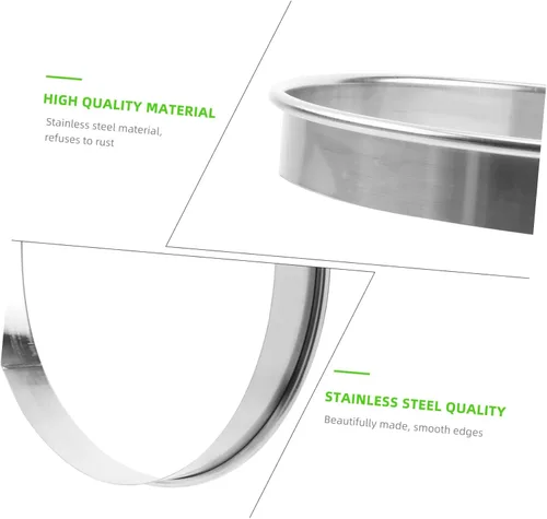 Vista 5 de Cabilock 1pc Pizza Saucing Ring Herramienta práctica para hornear pizza para uso doméstico, accesorio para relleno de bollos y magdalenas