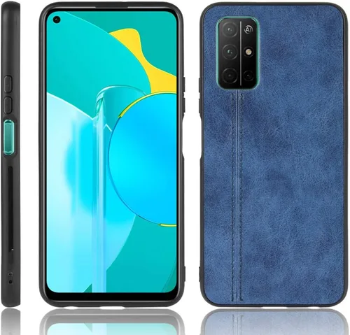 Vista 188 de Funda para Vivo iQOO Z1x 5G, funda para Vivo iQOO Z1x 5G Funda de piel sintética con funda 3 en 1, color azul