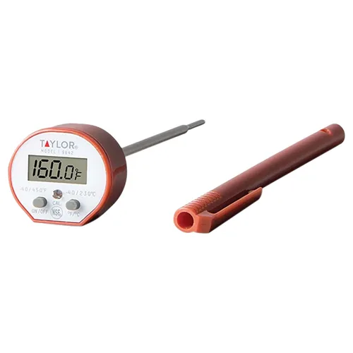 Vista 5 de Taylor Precision Products - Balanza digital compacta y productos de precisión Taylor Antimicrobiano, impermeable, termómetro digital de lectura