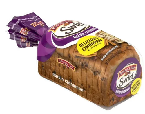 Vista 2 de Pepperidge Farm Swirl - Pan de canela con pasas marrones, 16 onzas (paquete de 2)