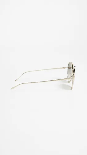 Vista 5 de Prada - Gafas de sol redondas para mujer, dorado
