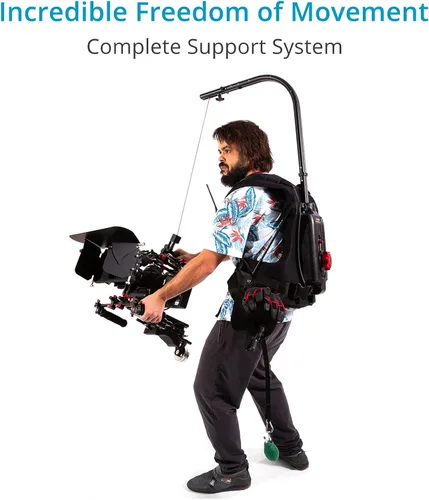 Vista 2 de FLYCAM Flowline Master - Soporte corporal profesional para cámara/cardanes (9-27 libras) (FLCM-FLN-MSTR)