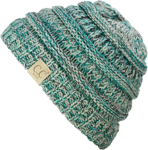 Vista 2 de C.C Gorro de esquí de punto para niños, lindo, cálido y cómodo
