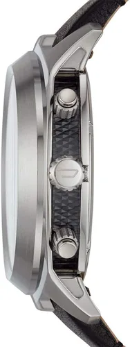 Vista 2 de Diesel DZ4499 - Reloj cronógrafo de acero inoxidable plateado para hombre, Negro, M, Vaso Cronógrafo