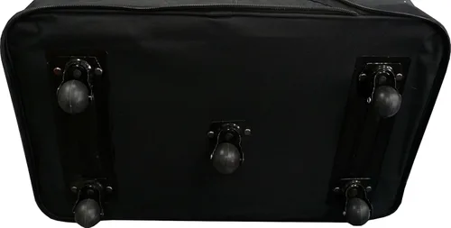 Vista 4 de Paquete de 2, bolsas con ruedas expandibles de 40 pulgadas, Negro