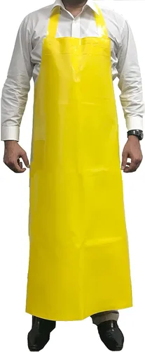 Vista 9 de KLEEN HANDLER Delantal de lavado de platos resistente Limpieza industrial, Delantal protector extra largo resistente al agua